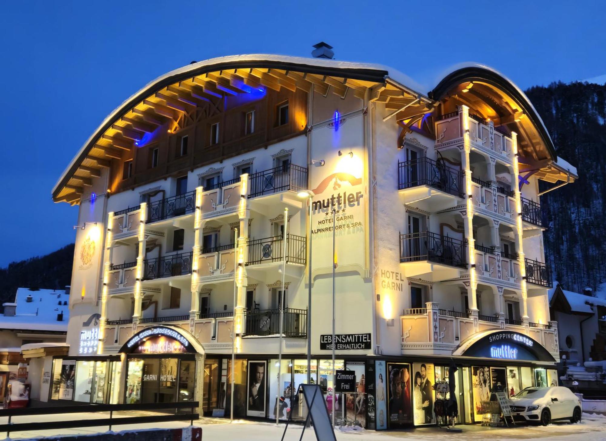 Hotel Garni Muttler Alpinresort & Spa Samnaun Exteriér fotografie